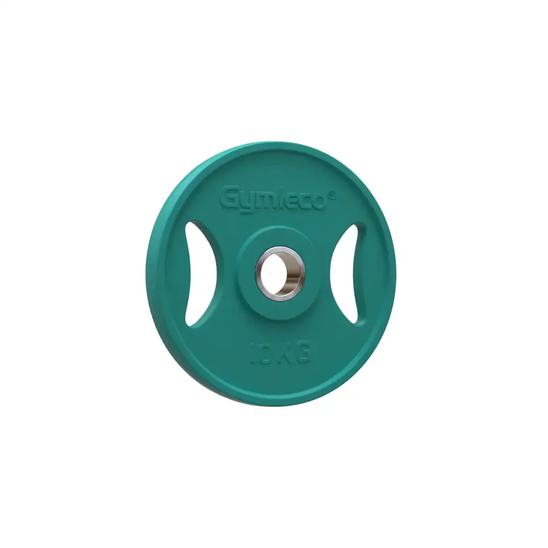 423-gymleco-Colored Weight-Plates-Rubber-Handles-10kg