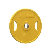 423-gymleco-Colored Weight-Plates-Rubber-Handles-15kg